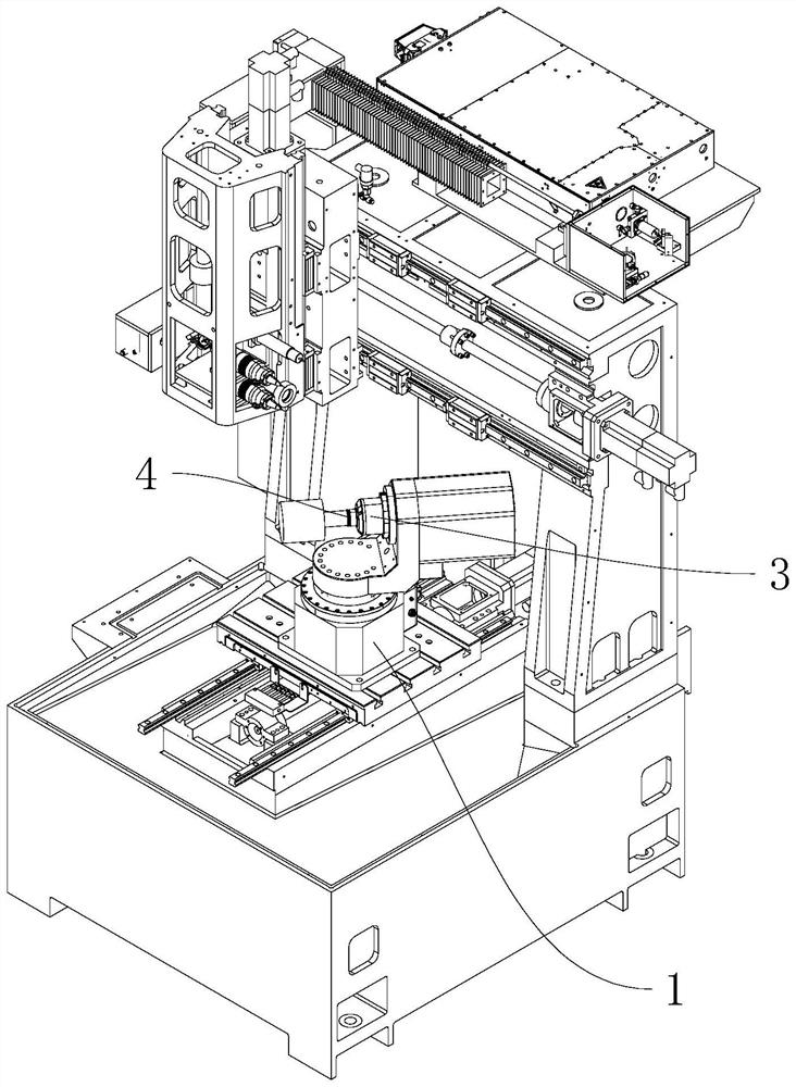 Clamping table and machine tool