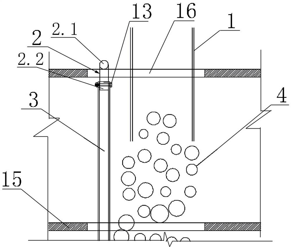 Exhaust device for pouring steel pipe concrete and its construction method
