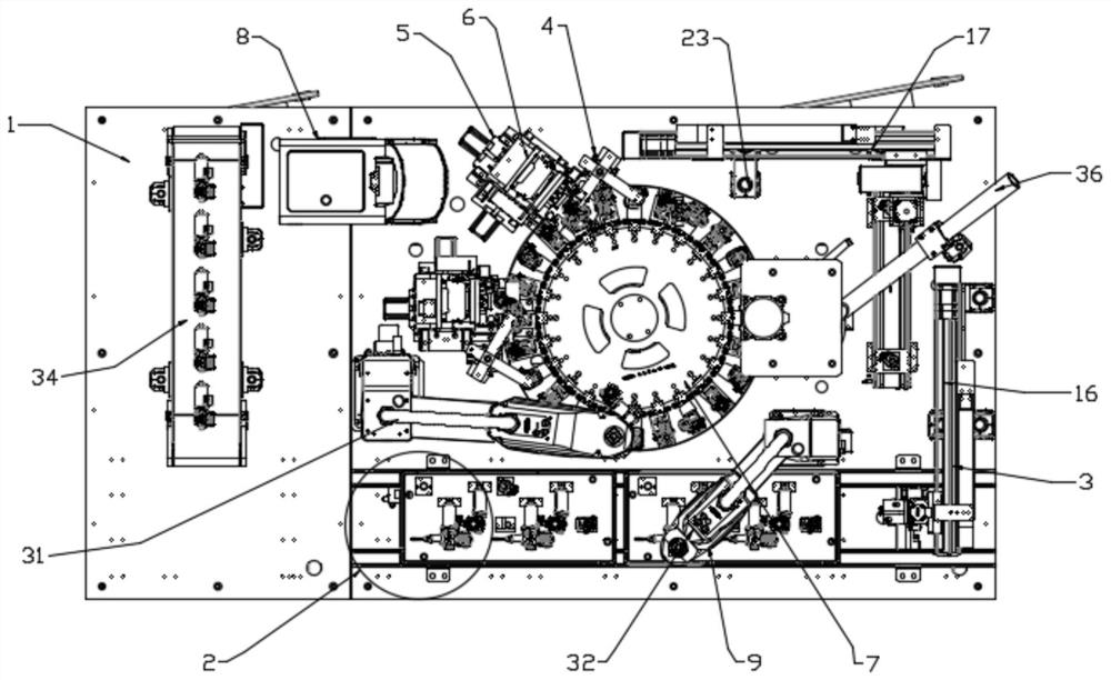 Motor and gearbox assembling equipment and operation method thereof