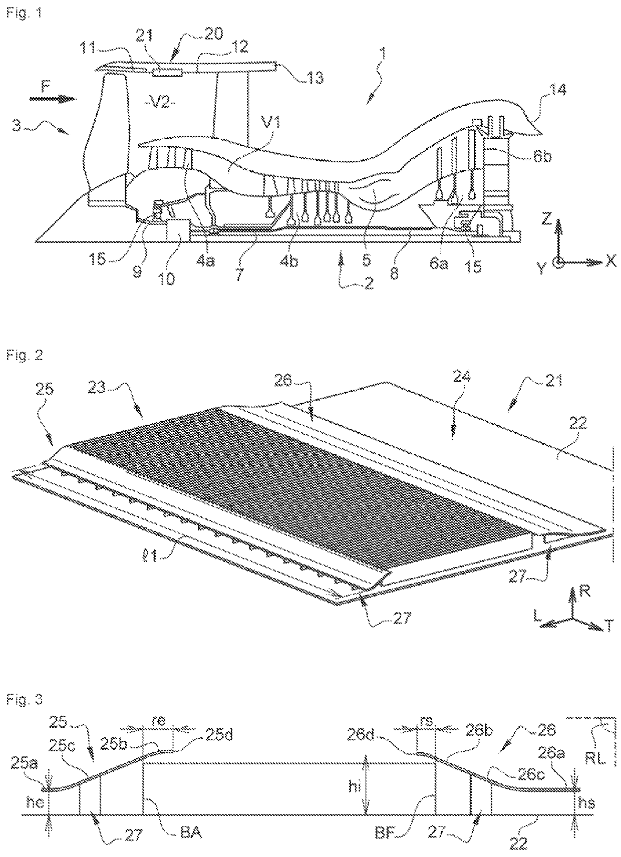 Optimised heat exchange system of a turbomachine