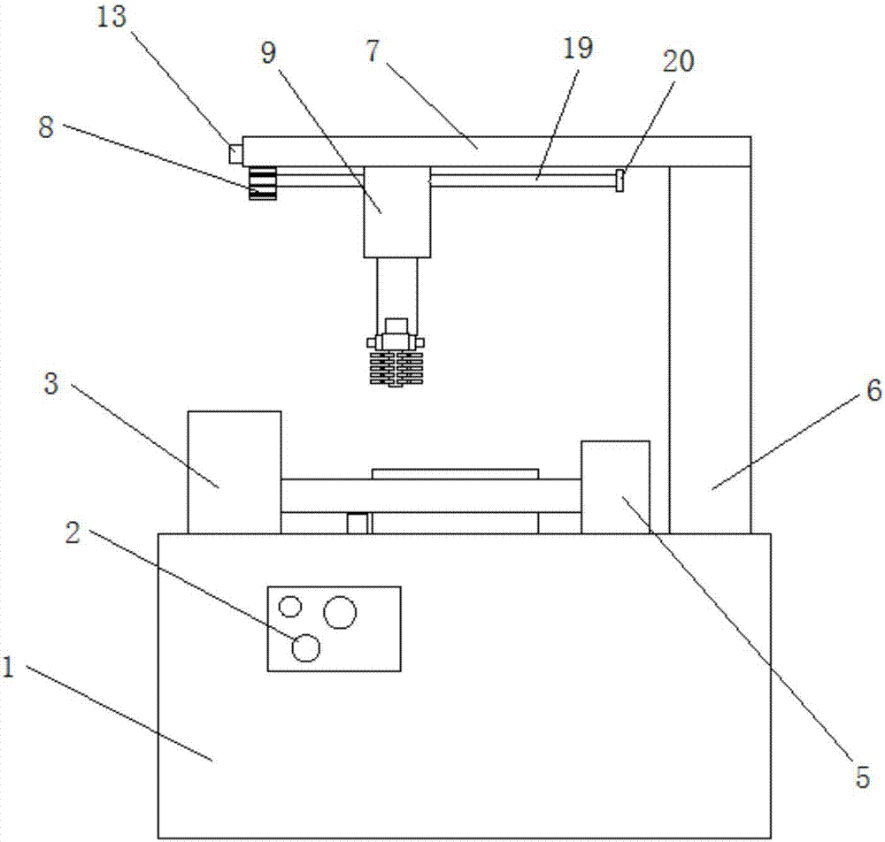 Numerical control lathe provided with lead screw guiding rail cleaning brushes