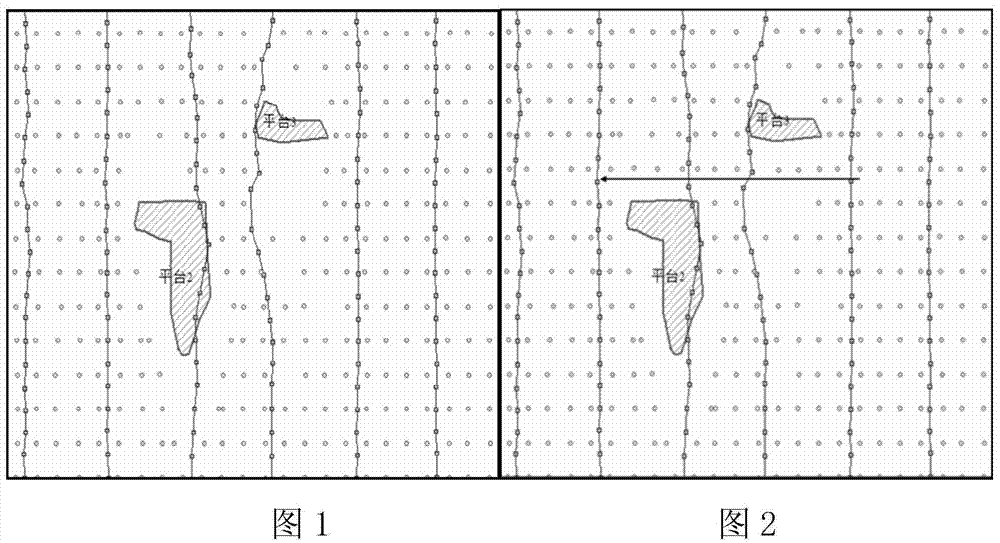 A construction method of obc seismic acquisition source in shallow sea obstacle area