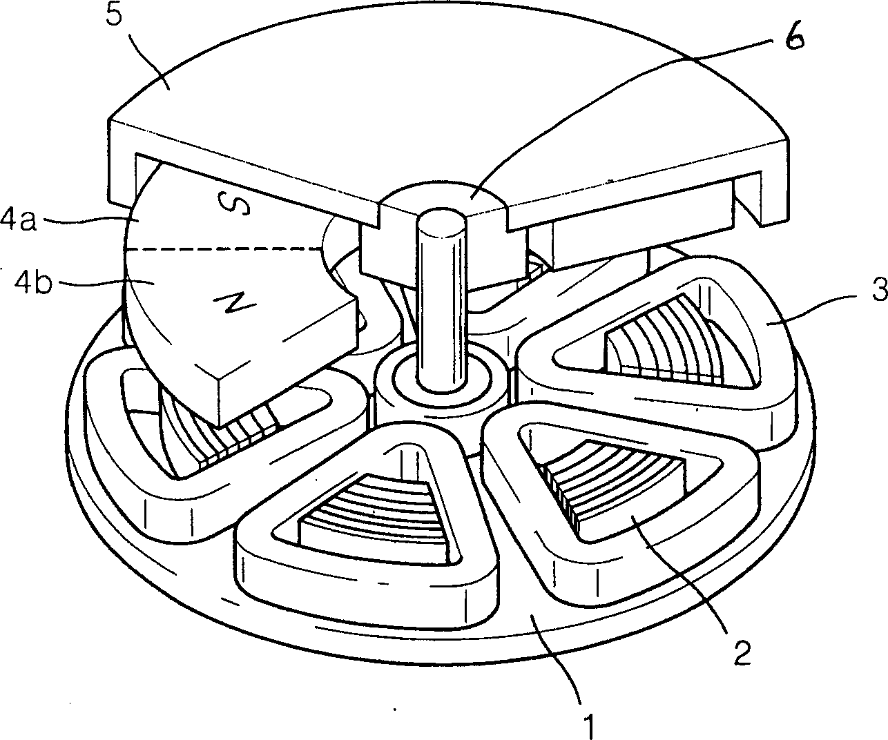 Disk type motor