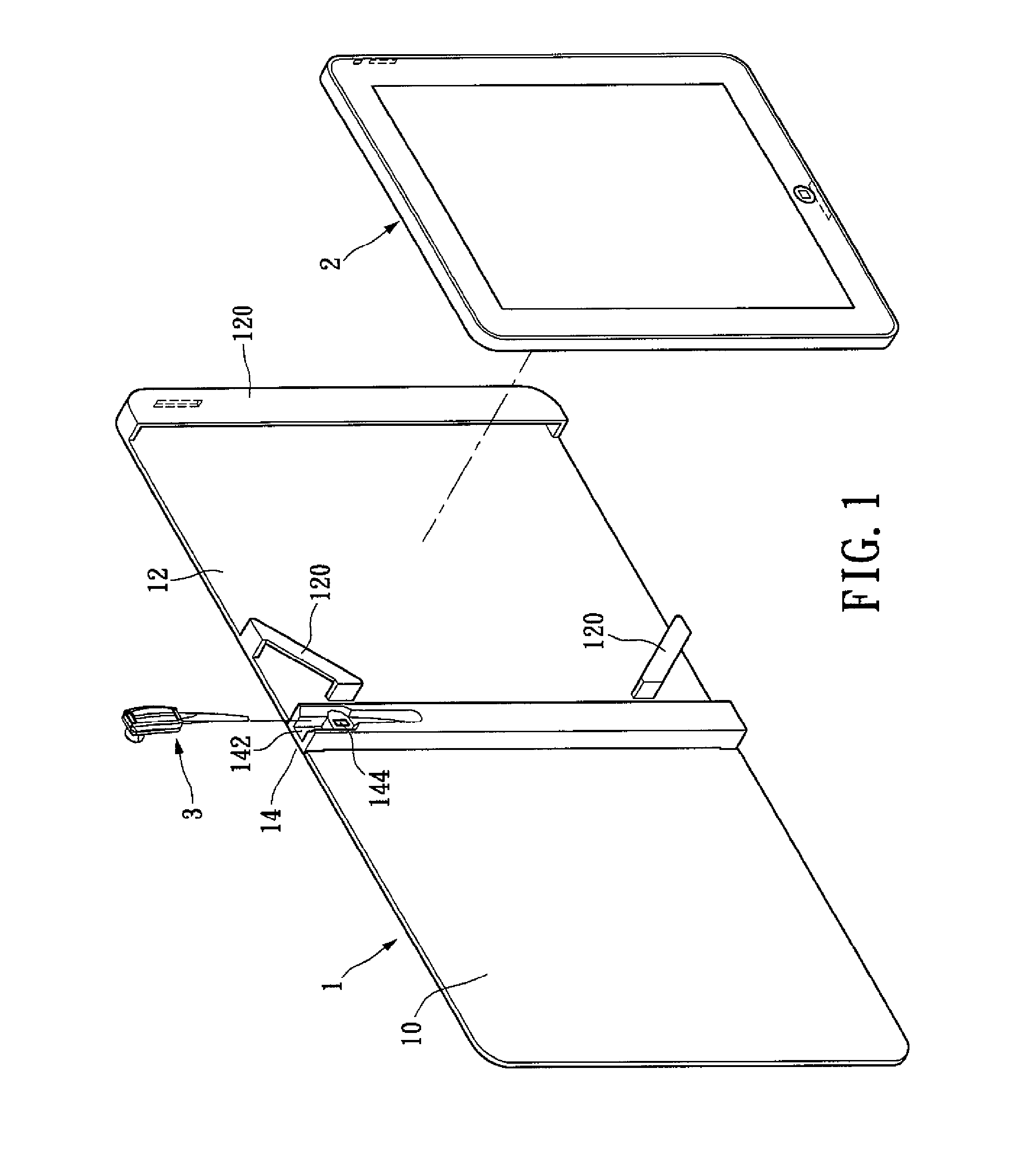 Foldable case for storing multimedia device