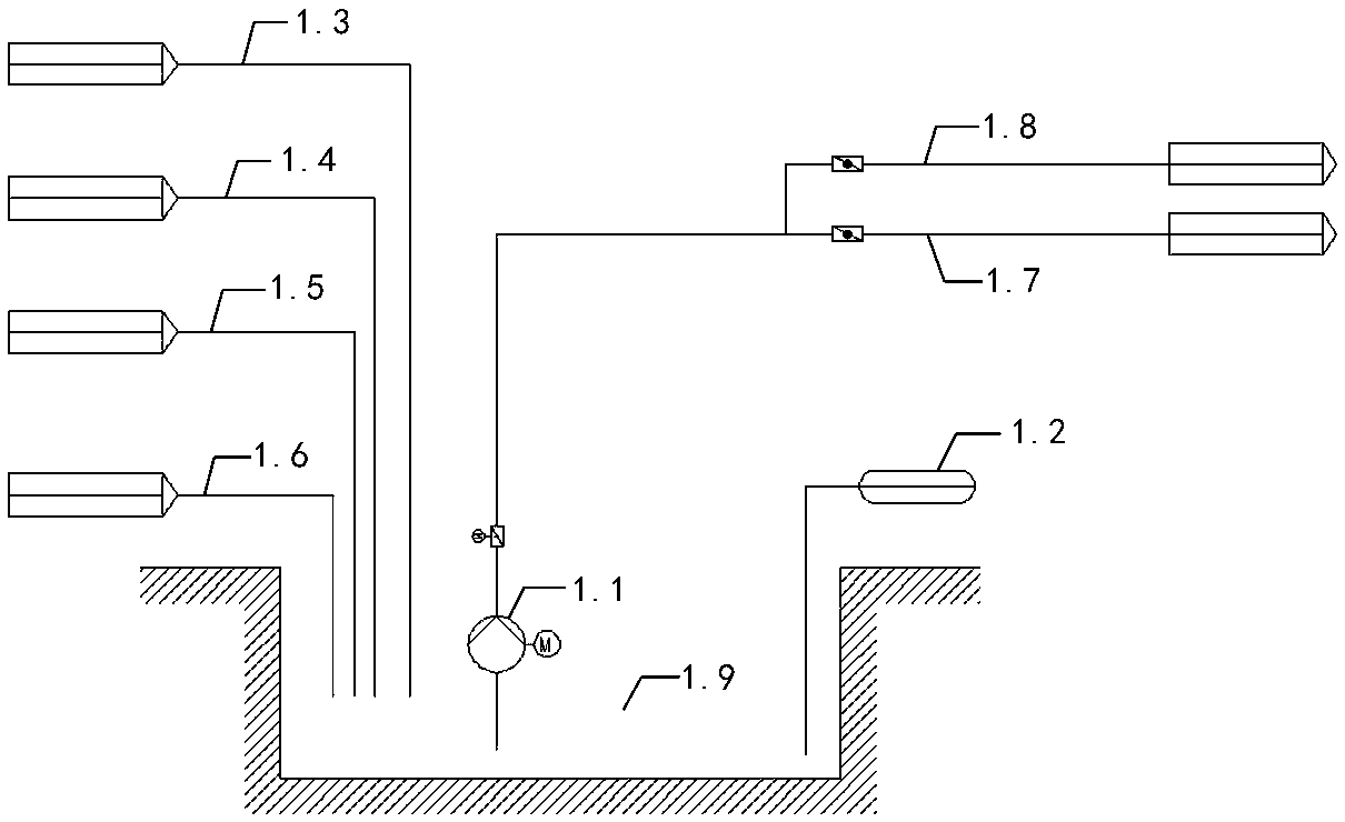 Desulfurizing system water balance regulation system and process method thereof