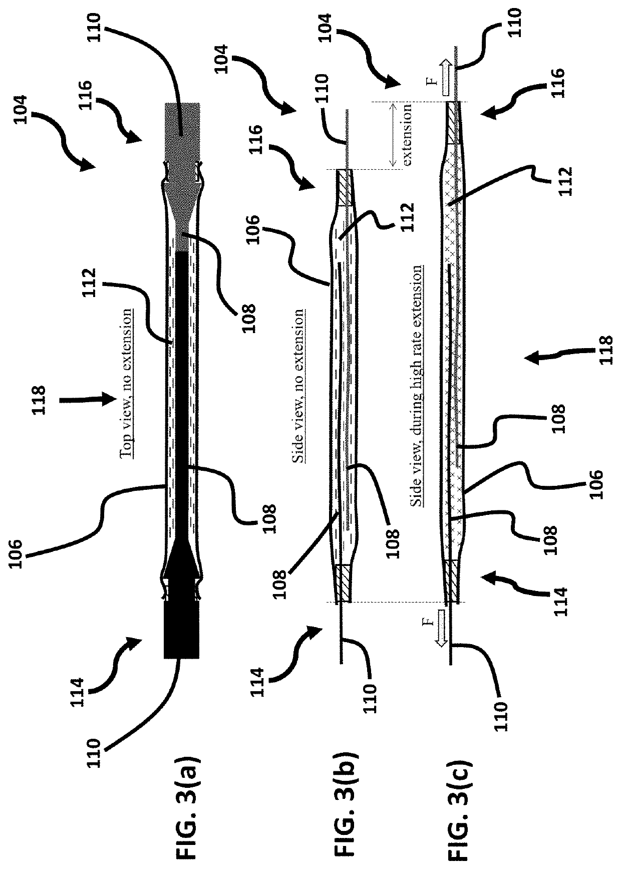 Rate-activated helmet suspension