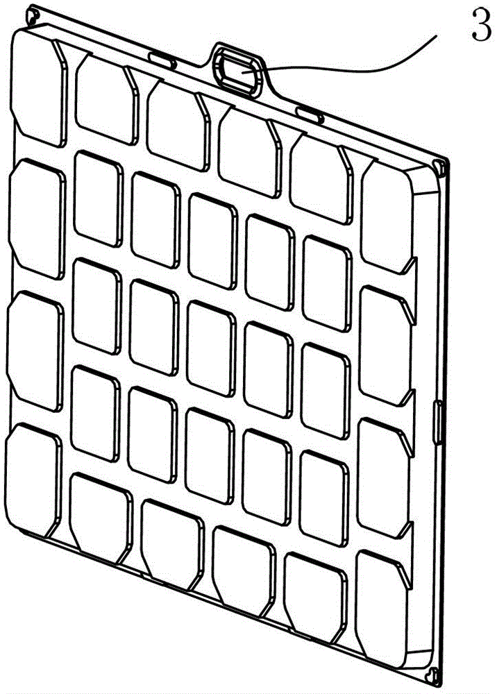 Packaging device of liquid crystal glass