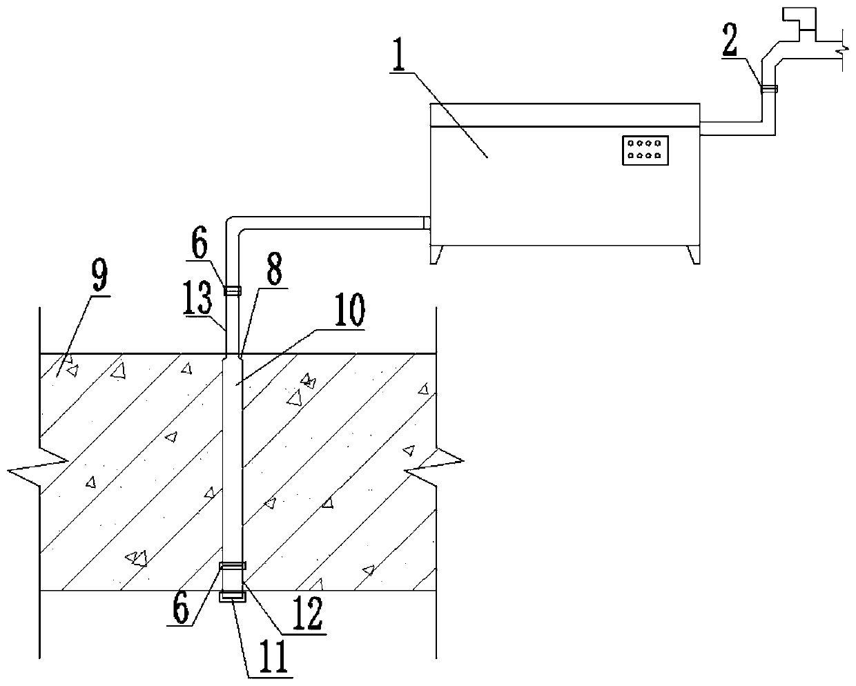 Method for forcibly dismantling concrete support by using high-pressure hydrostatic pressure