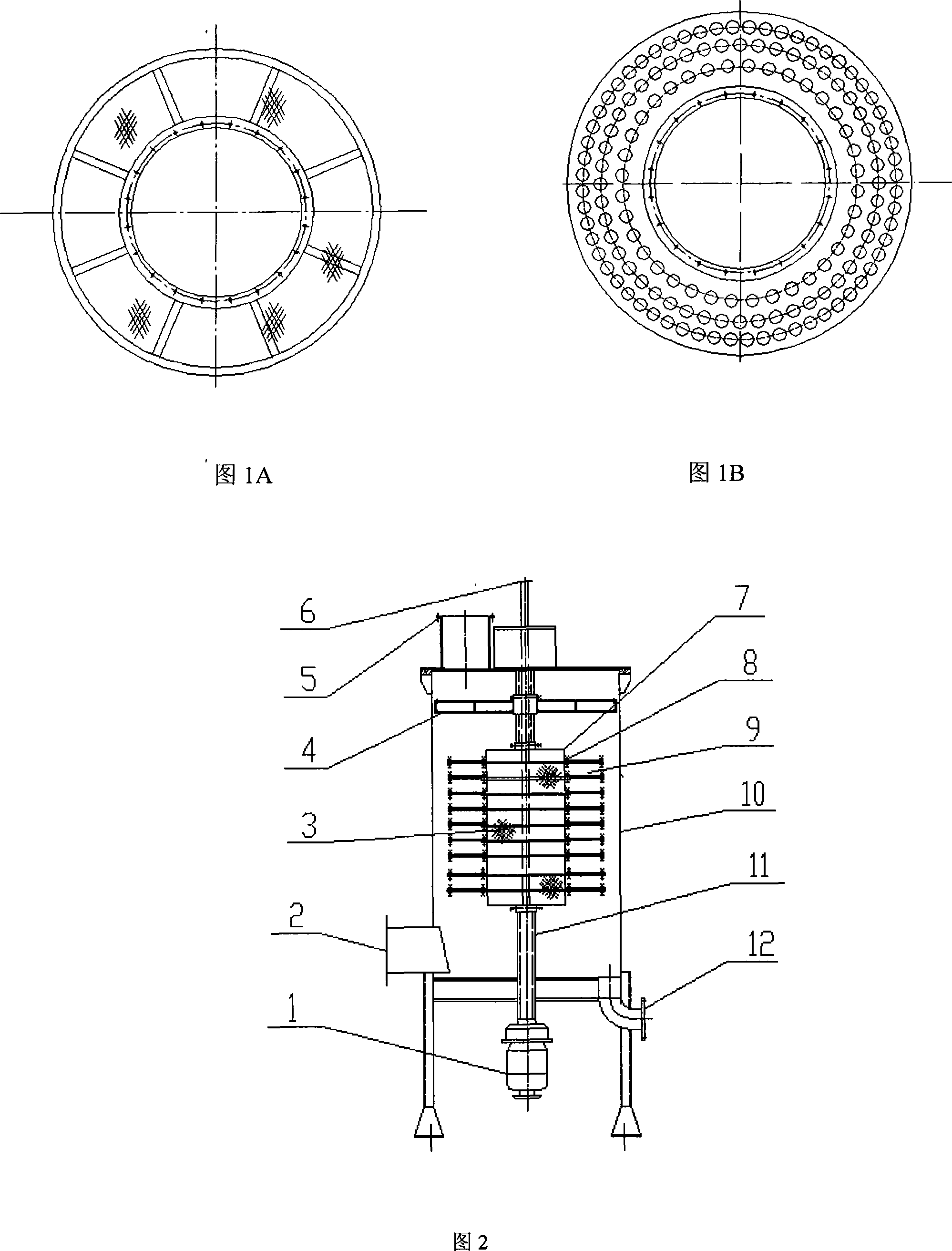 Multilevel atomizing hypergravity swinging bed with plane reticular lamina reinforced and uses thereof