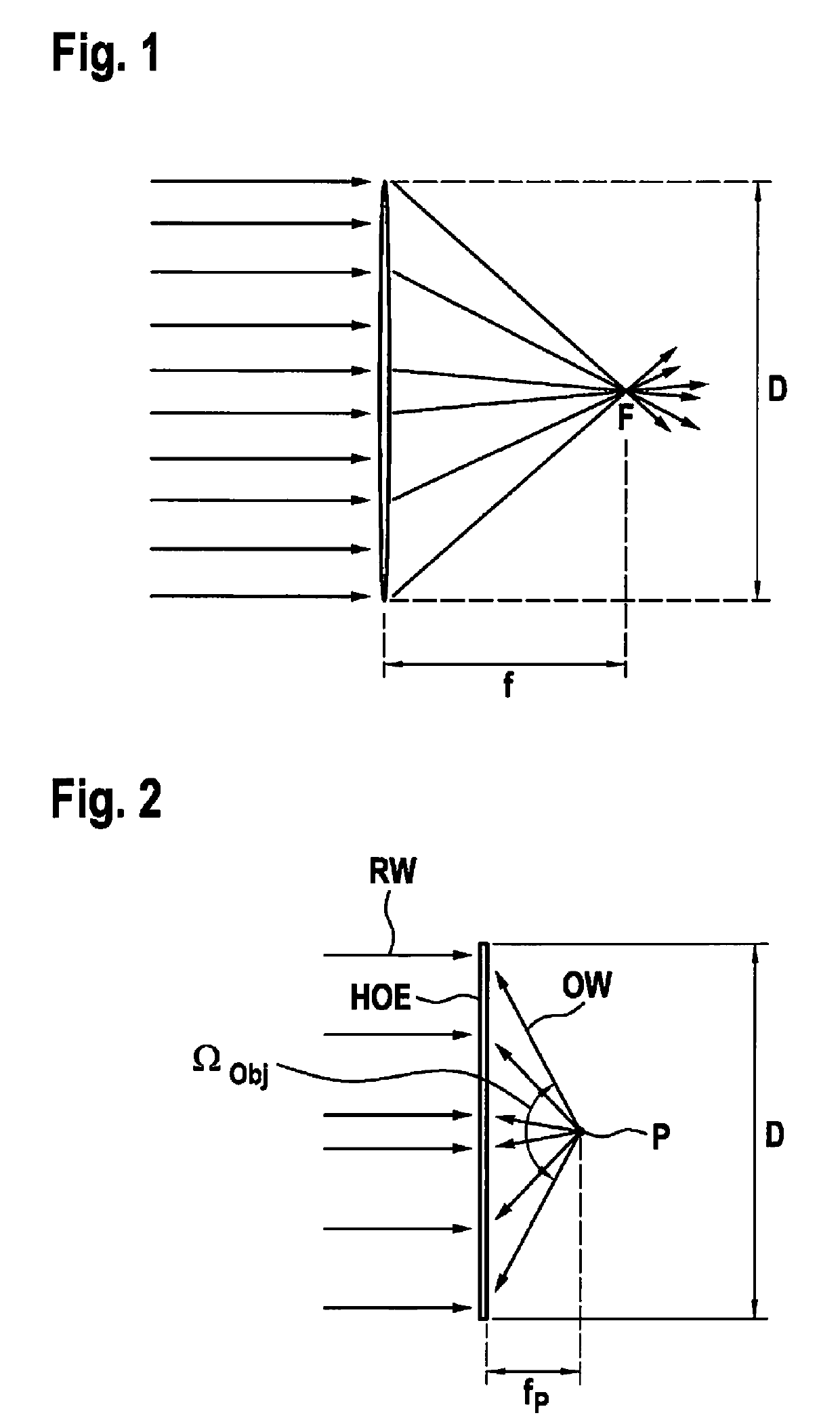 Optical element for a lidar system