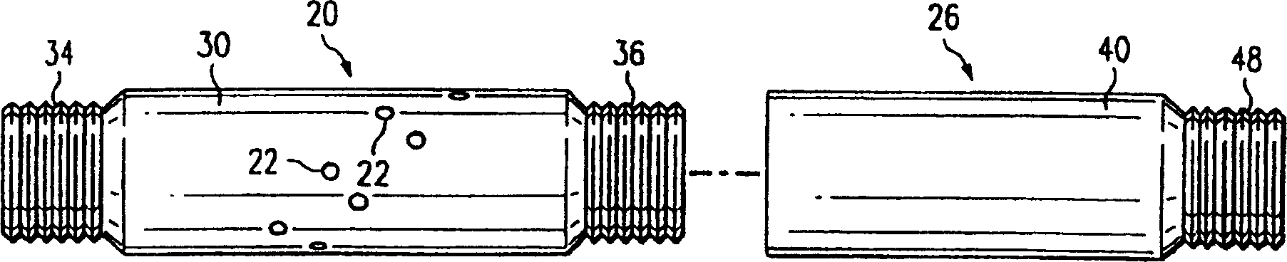 Device and method for acid exciting of underwell structure layer