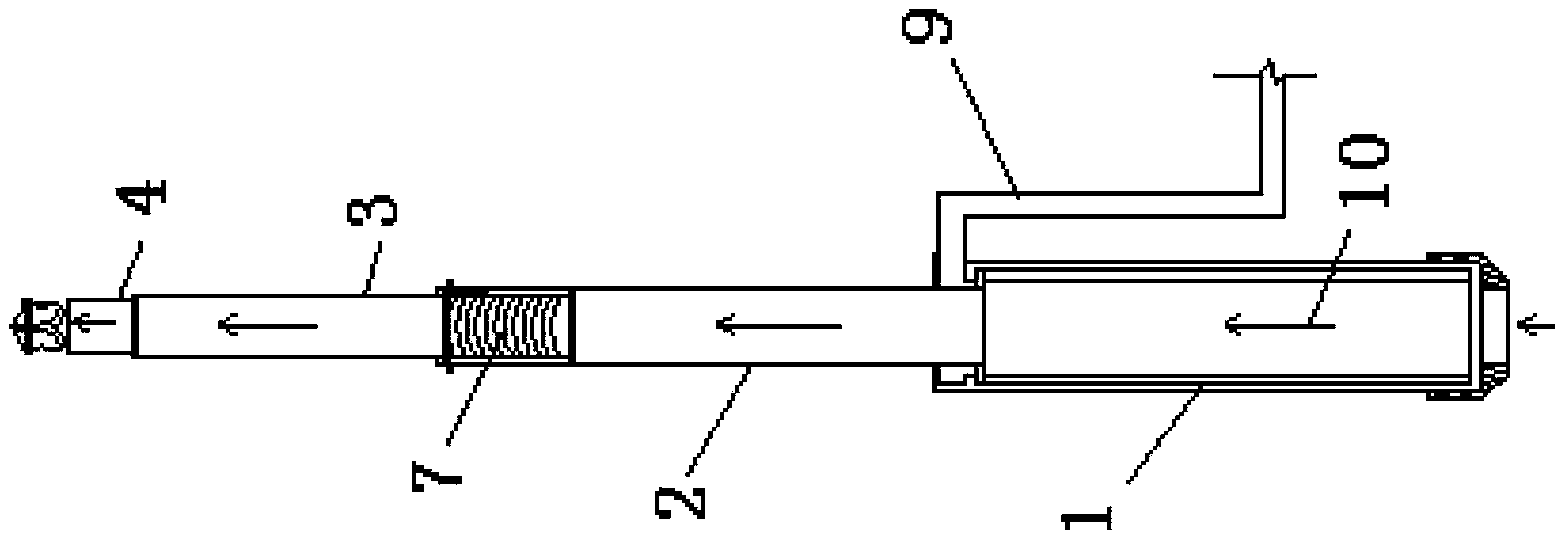 Buried auto-telescoping integrated spray irrigation unit