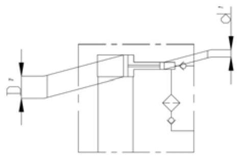 Unmanned fire hydrant water hydraulic system