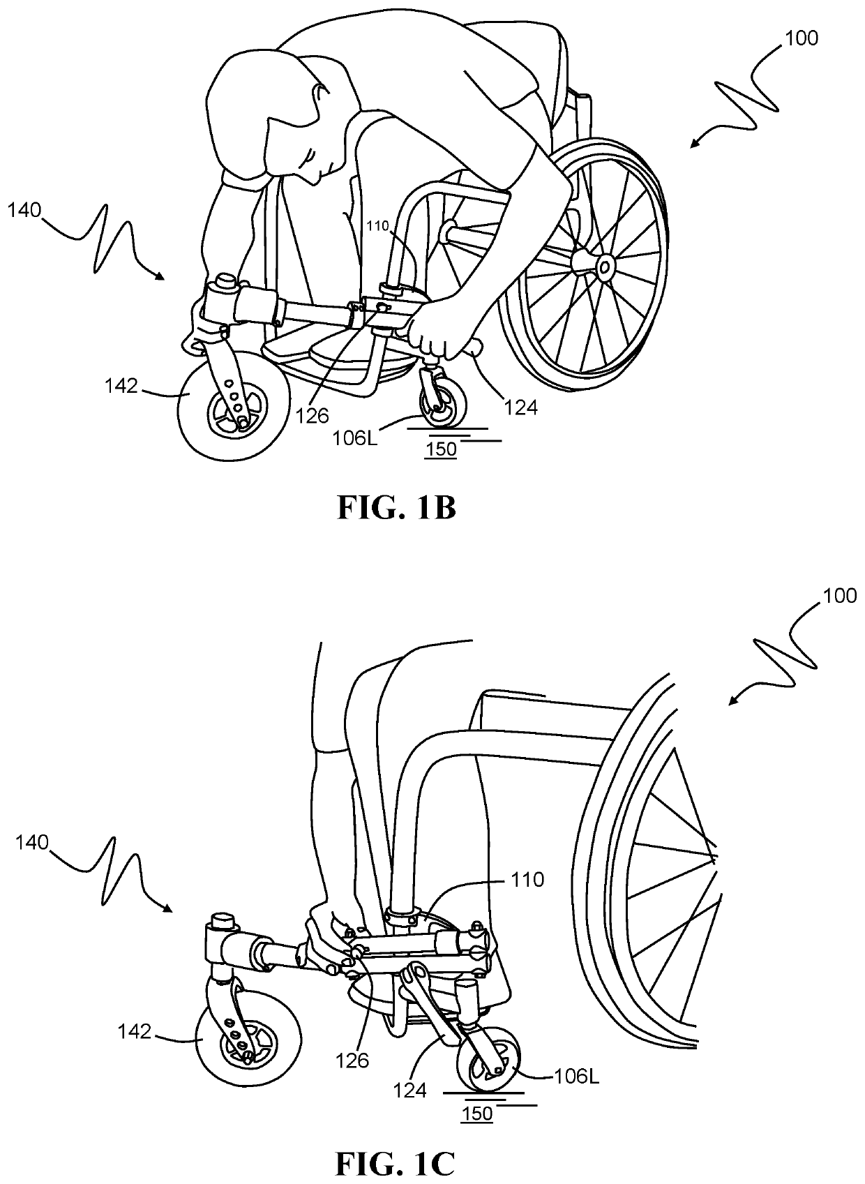 Wheelchair reconfiguration methods