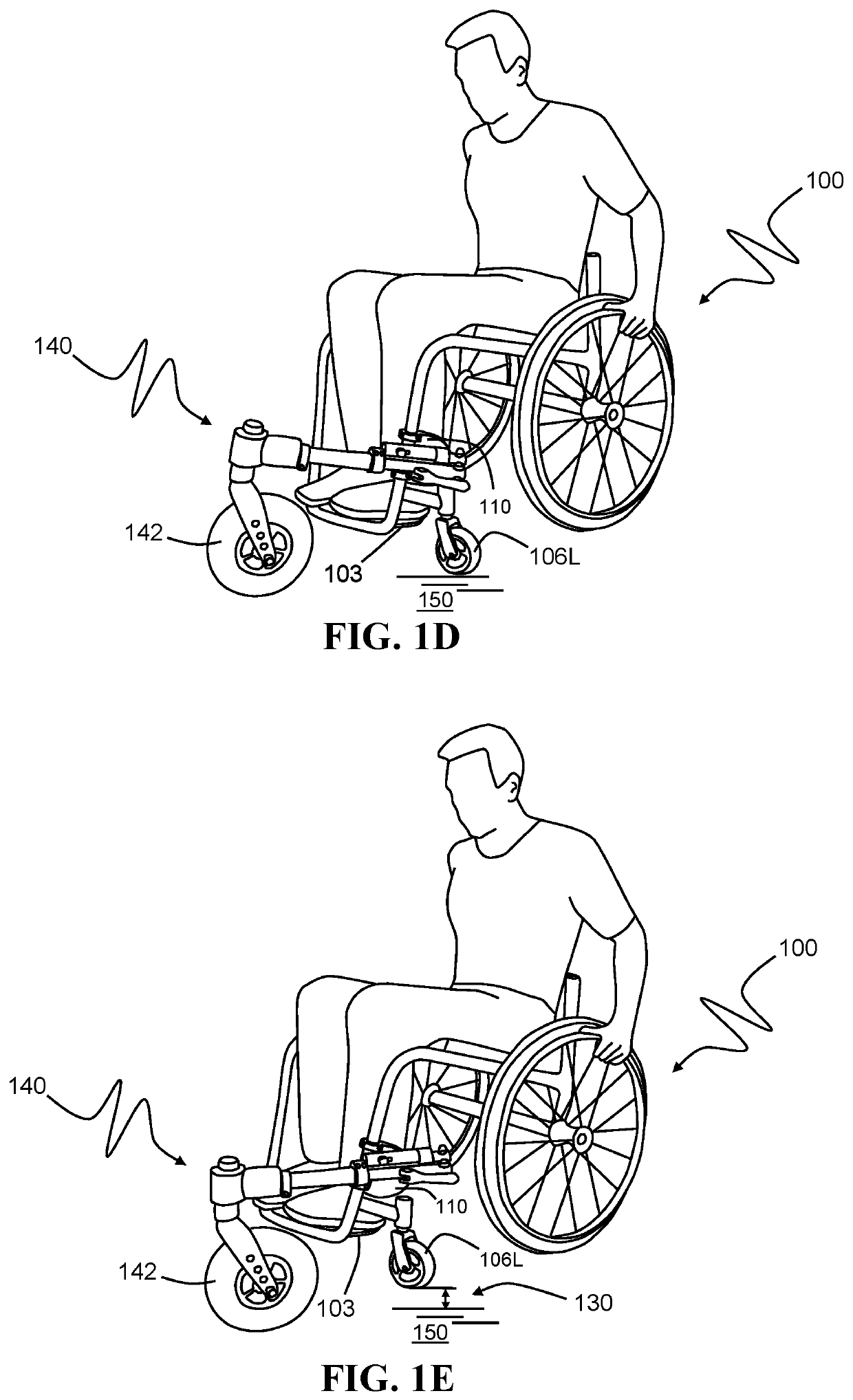 Wheelchair reconfiguration methods