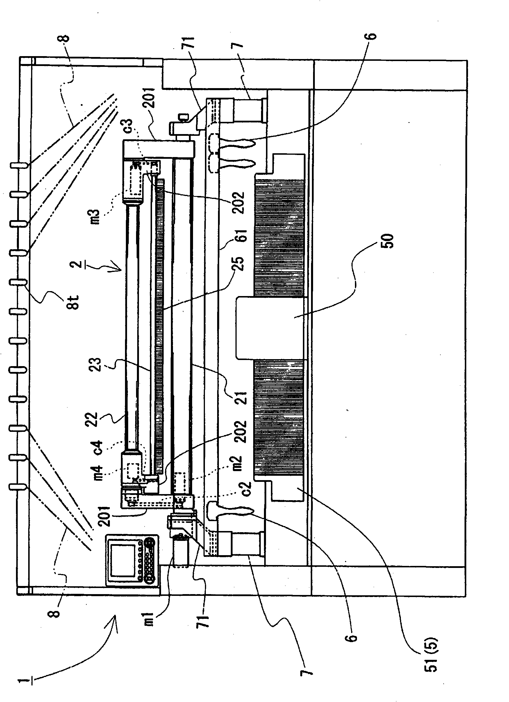 Topping device