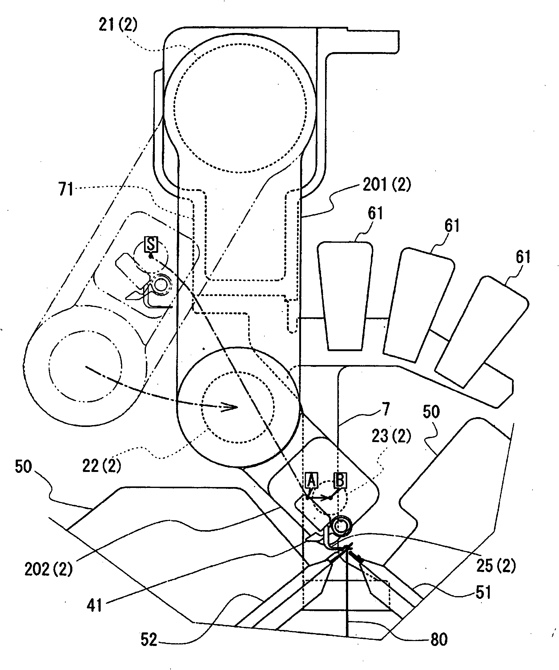 Topping device