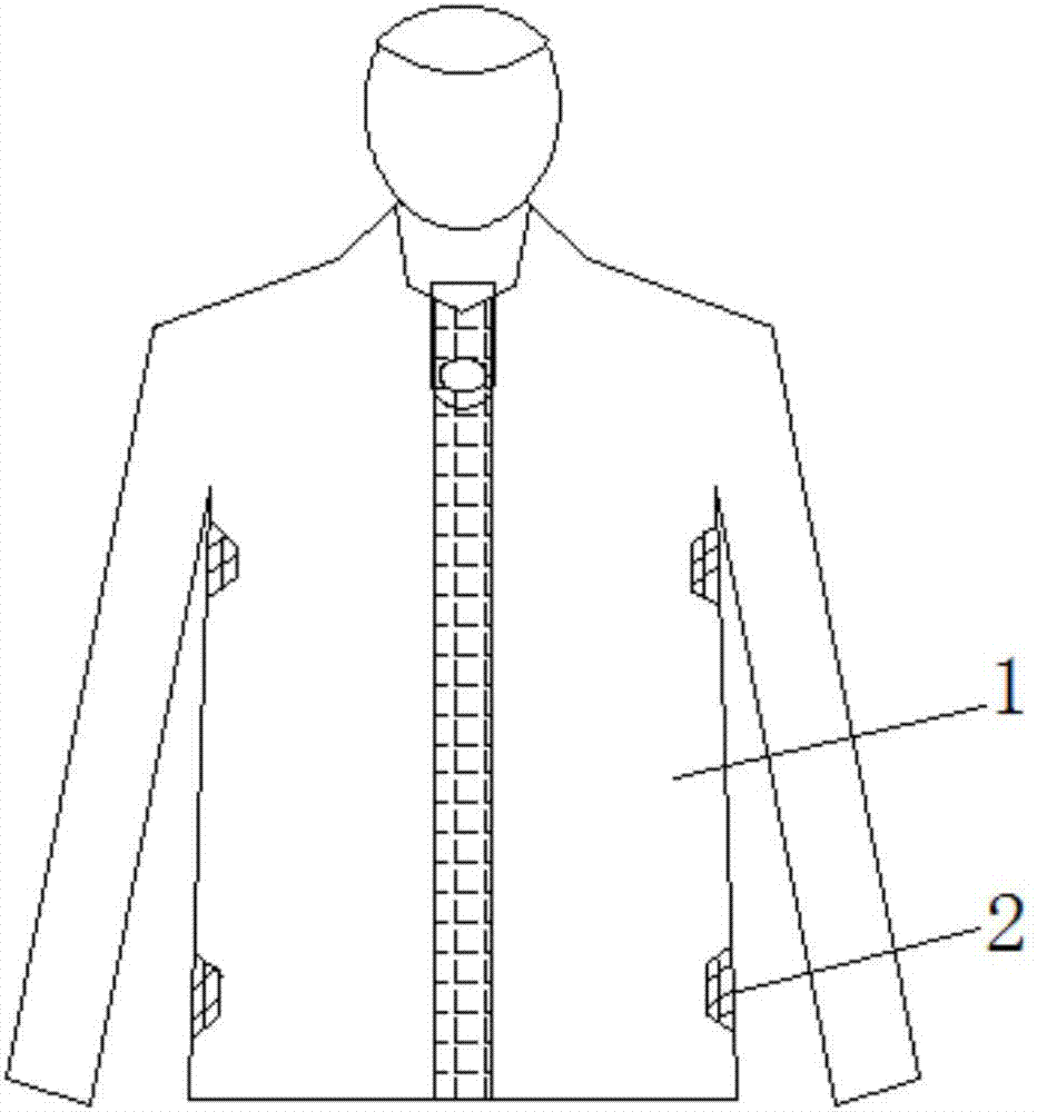 Cooling air-conditioning coat with purifying function