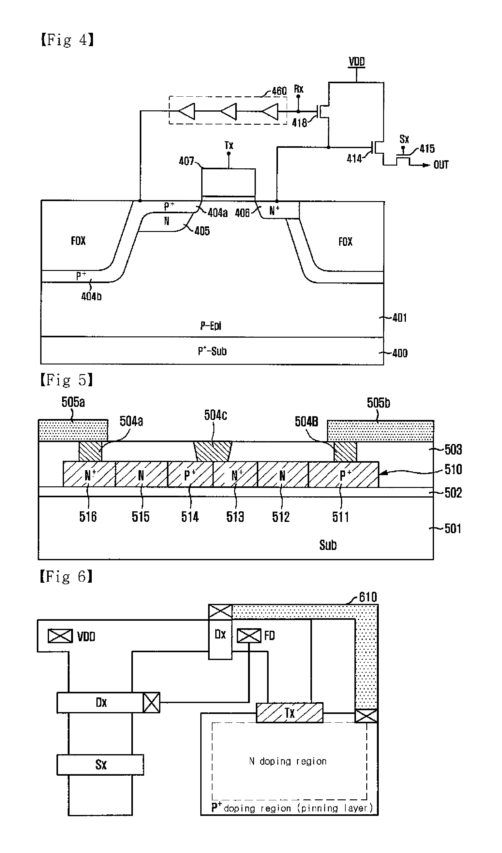 Pixel of image sensor having electrically controllable pinning layer