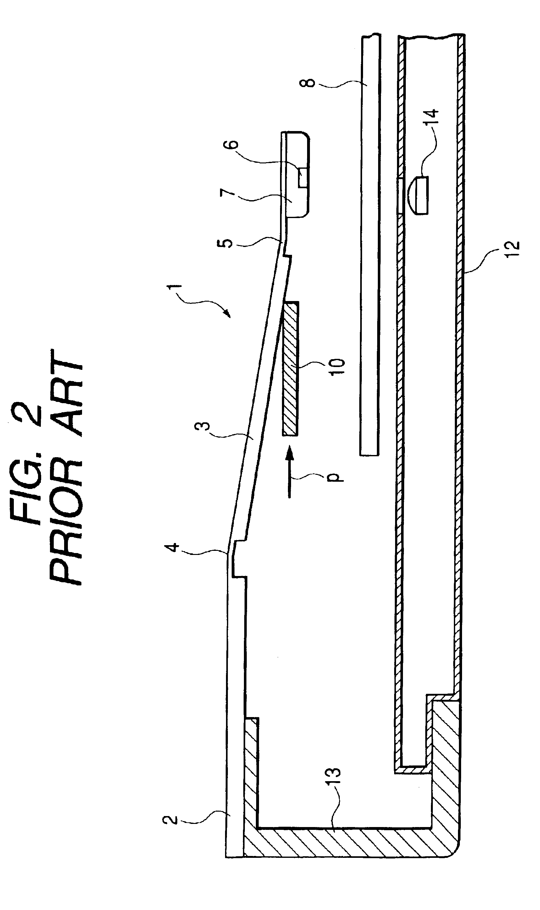 Magneto-optical recording apparatus having a magnetic head with a regulating member