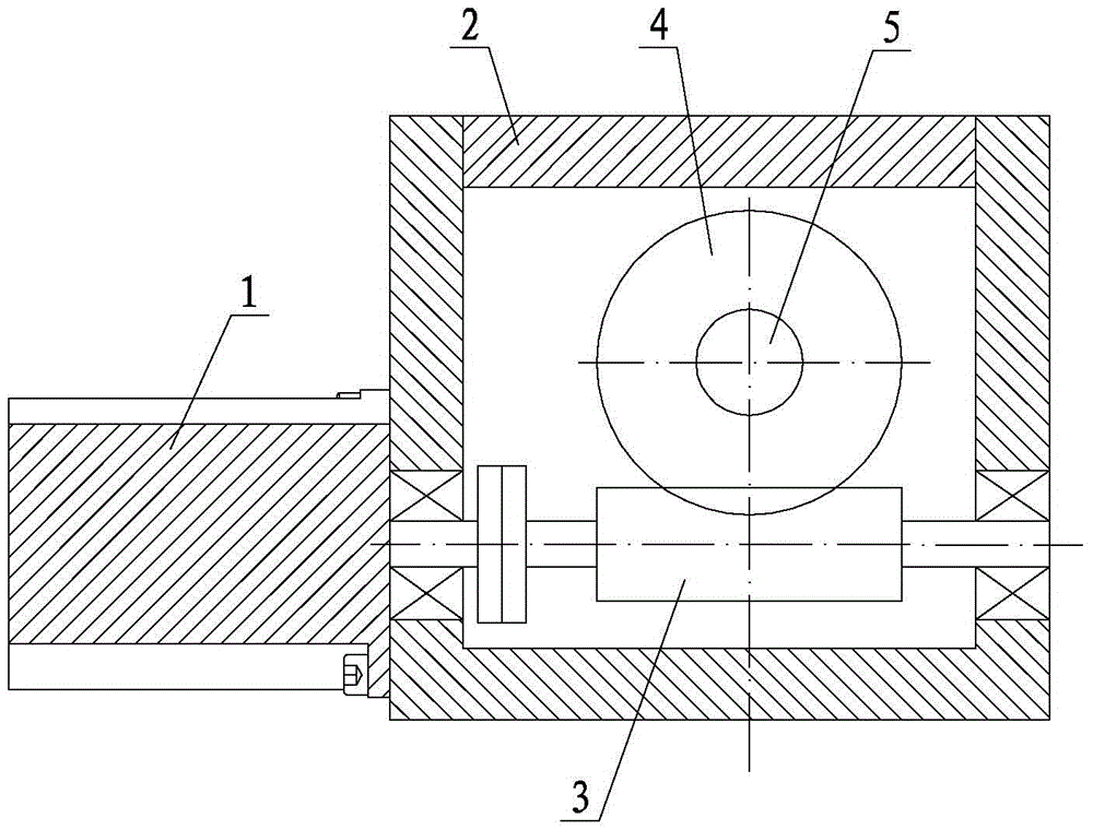 Volute spiral spring type swing device with gap removing function