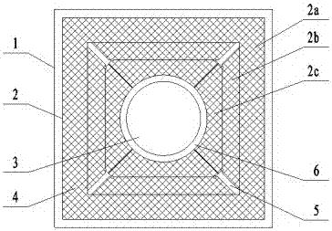 Adjustable tree pit cover plate of glass fiber reinforced plastics