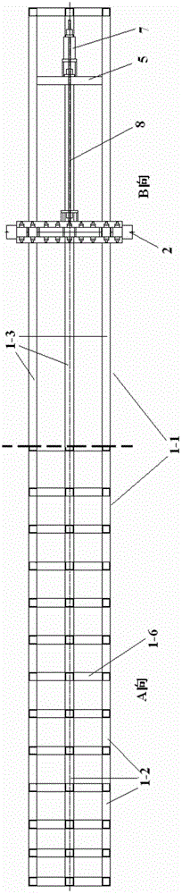 Temporary cross bracing of space cable suspension bridge and lifting-constructing method of temporary cross bracing