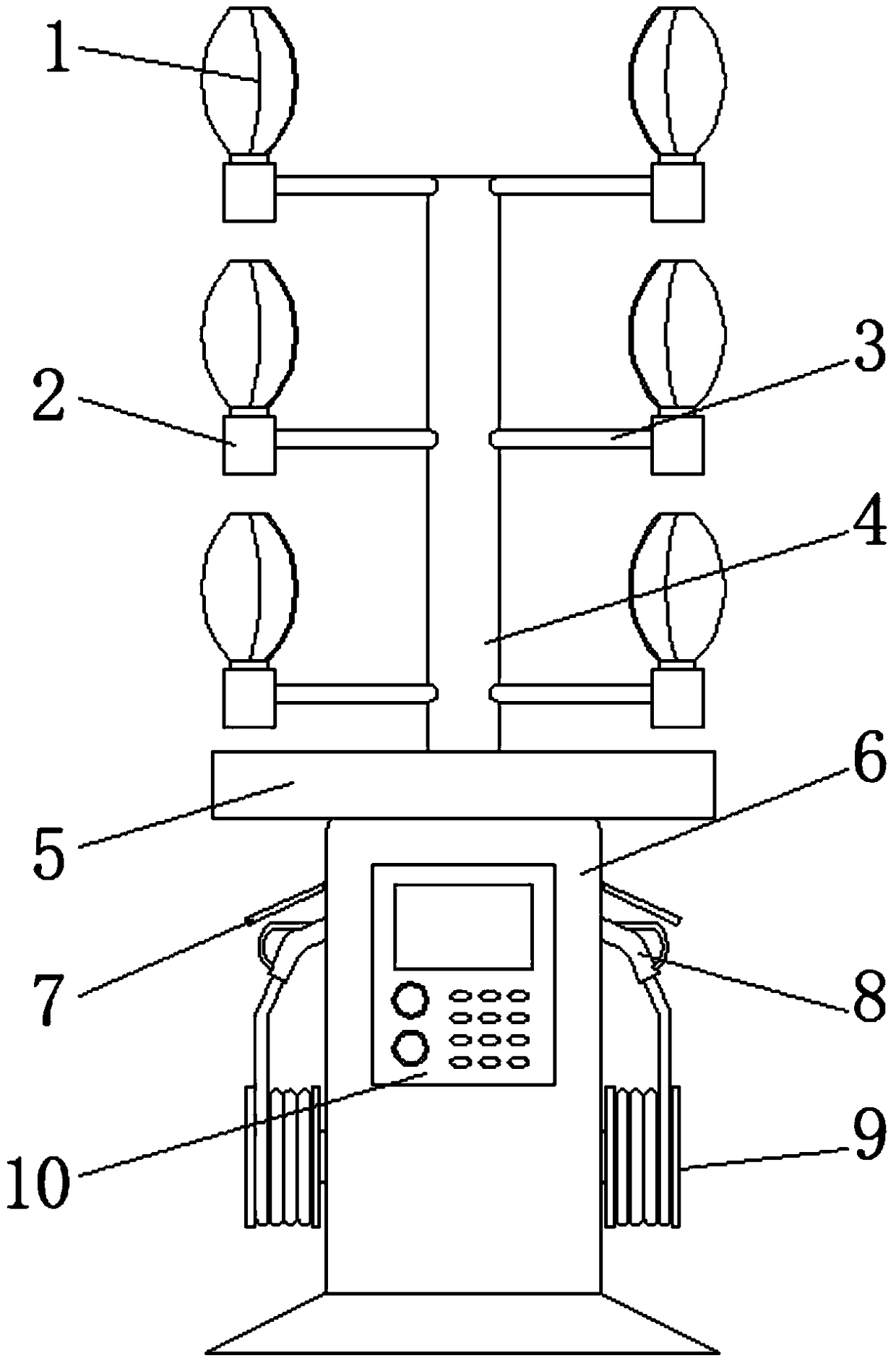 Wind power generation charging pile