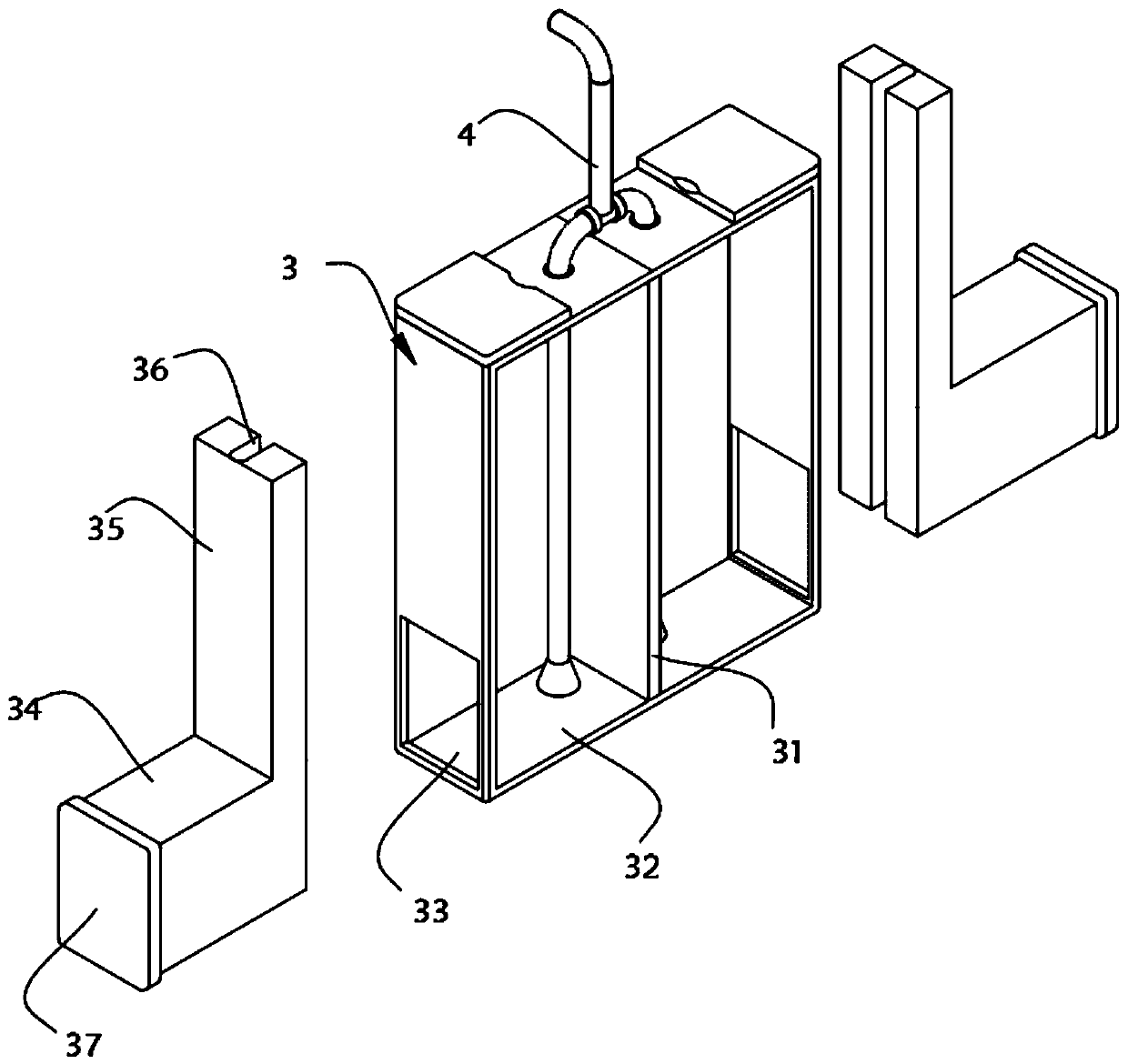 Environmental-friendly sputamentum recovering cylinder