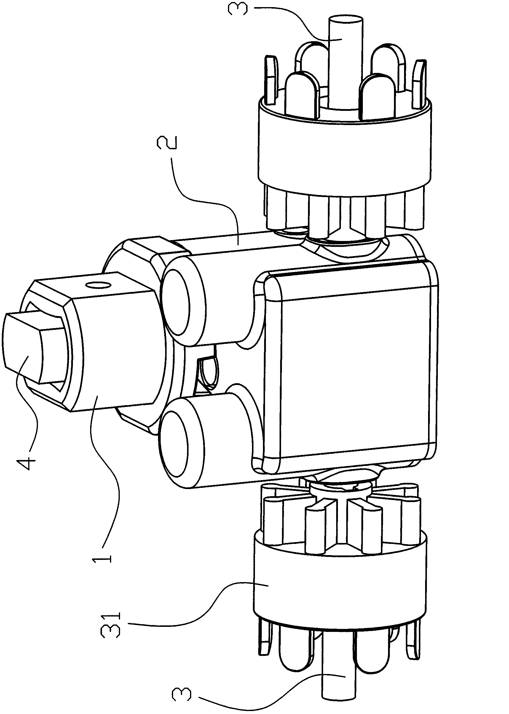 Automatic switching mechanism for universal movement and directional movement of cart wheels