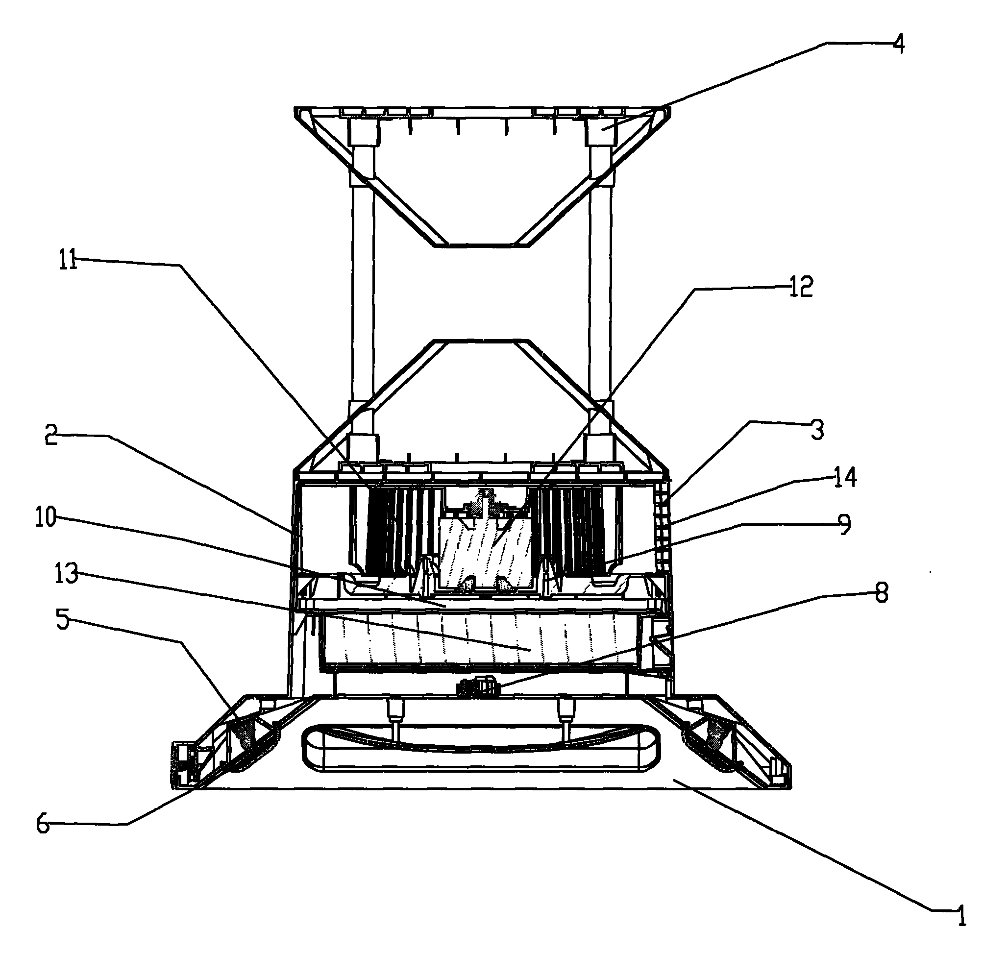 Suspended type air purification device