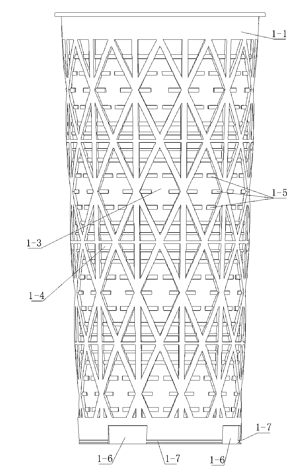 Orchidaceae plant three-dimensional multi-layer cultivation device