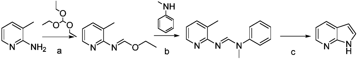 Preparation method for 7-azaindole