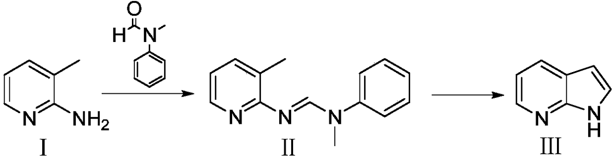 Preparation method for 7-azaindole