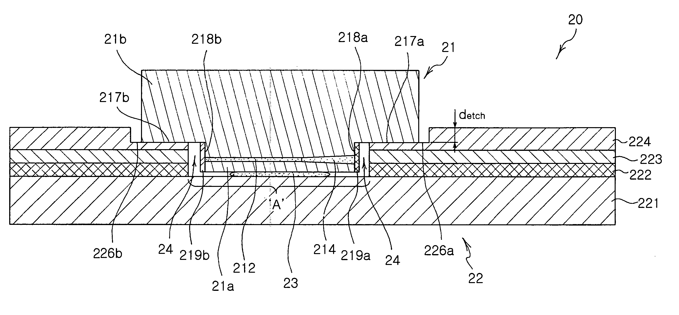 Hybrid type integrated optical device