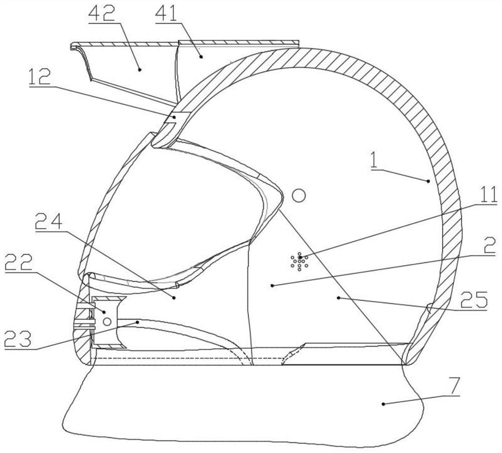 Detachable anti-fog helmet