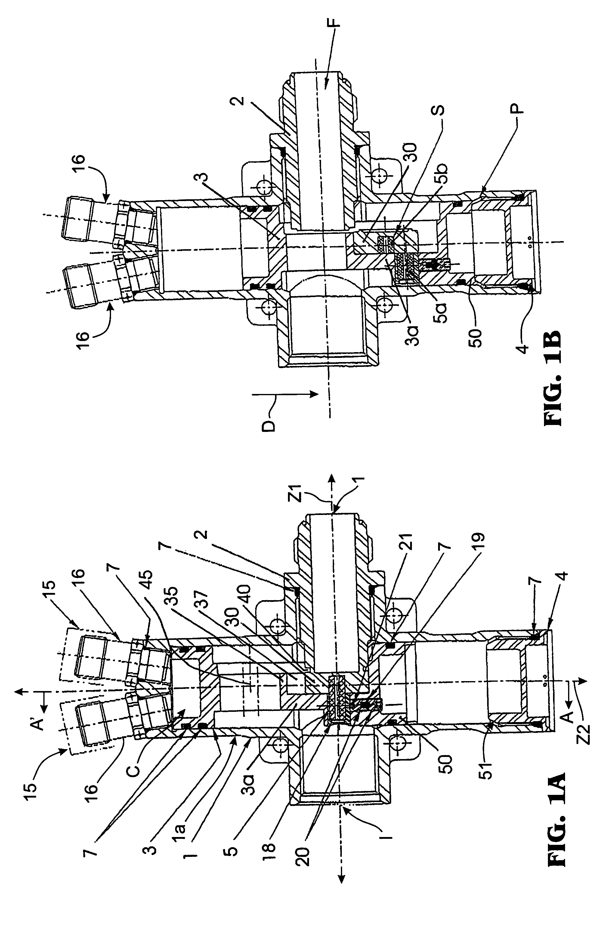 Piston-activated valve and methods and apparatus for restraining free play in a device