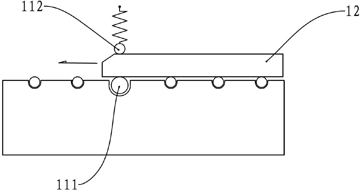 Printing template and flat-panel printer