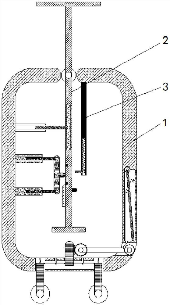 Smart luggage case capable of automatically providing compensation force