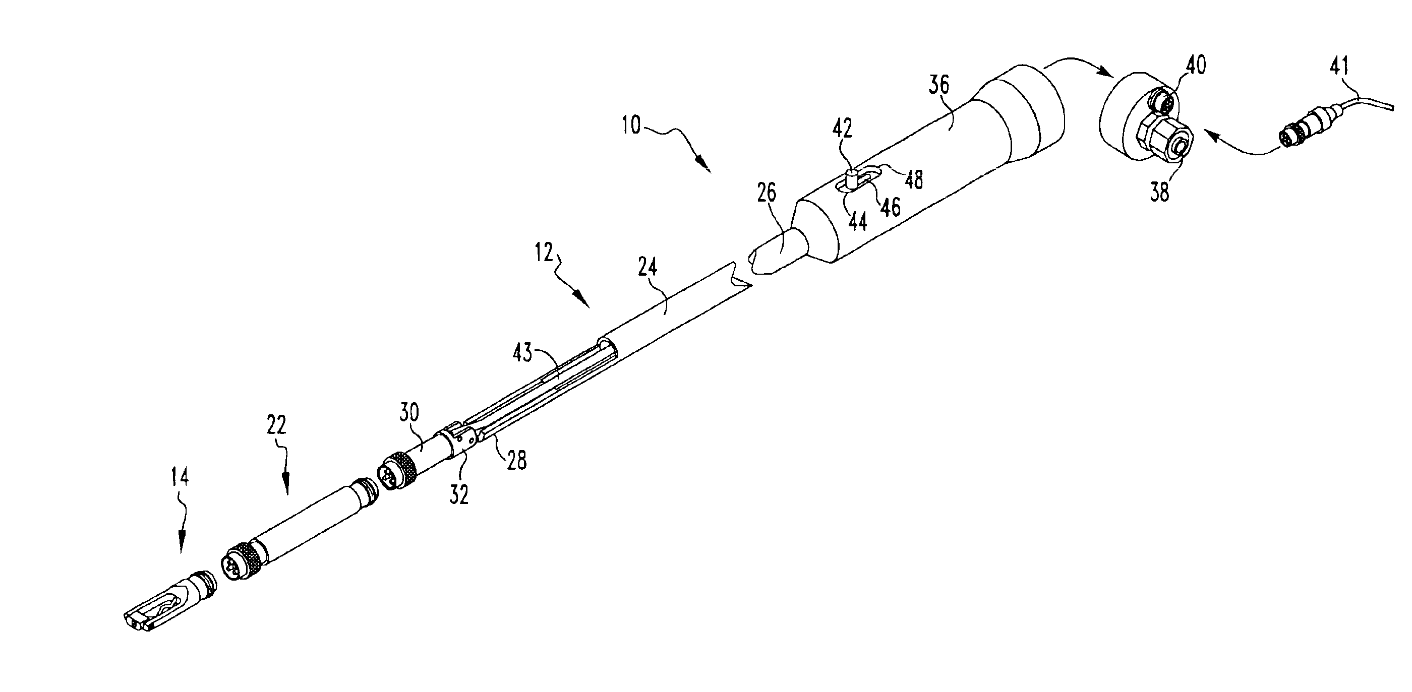 Eddy current inspection probe for inspecting multiple portions of a turbine blade having different geometric surfaces