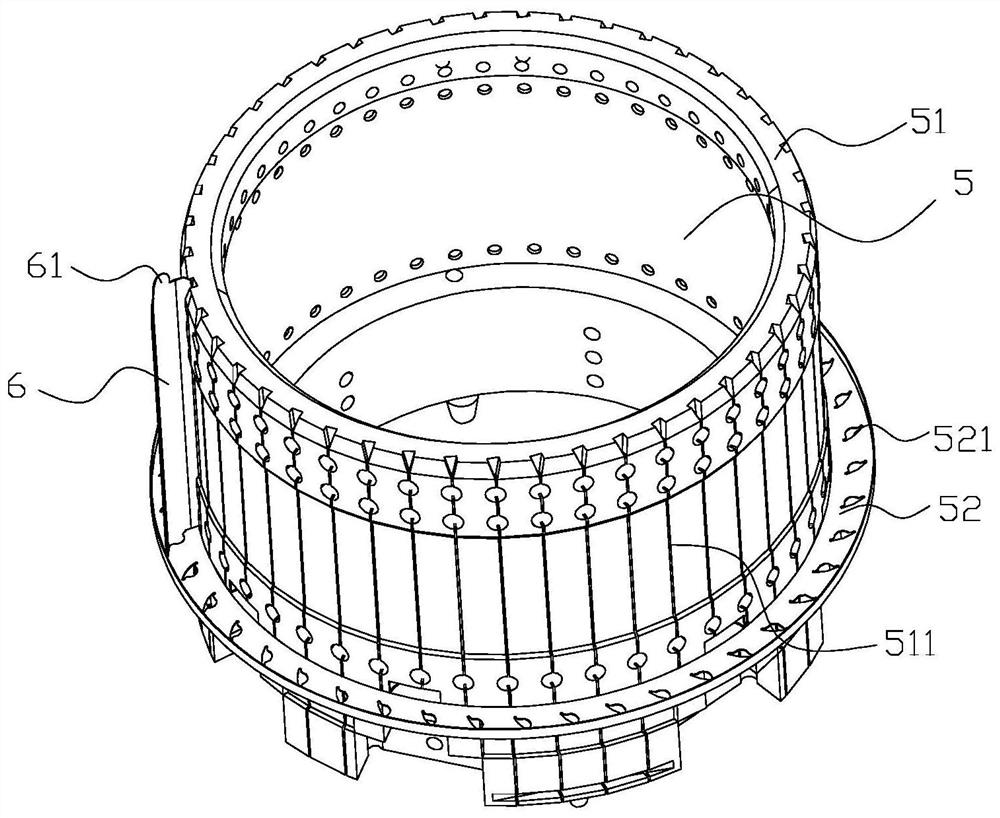 Cross-flow fan blade transferring device and method