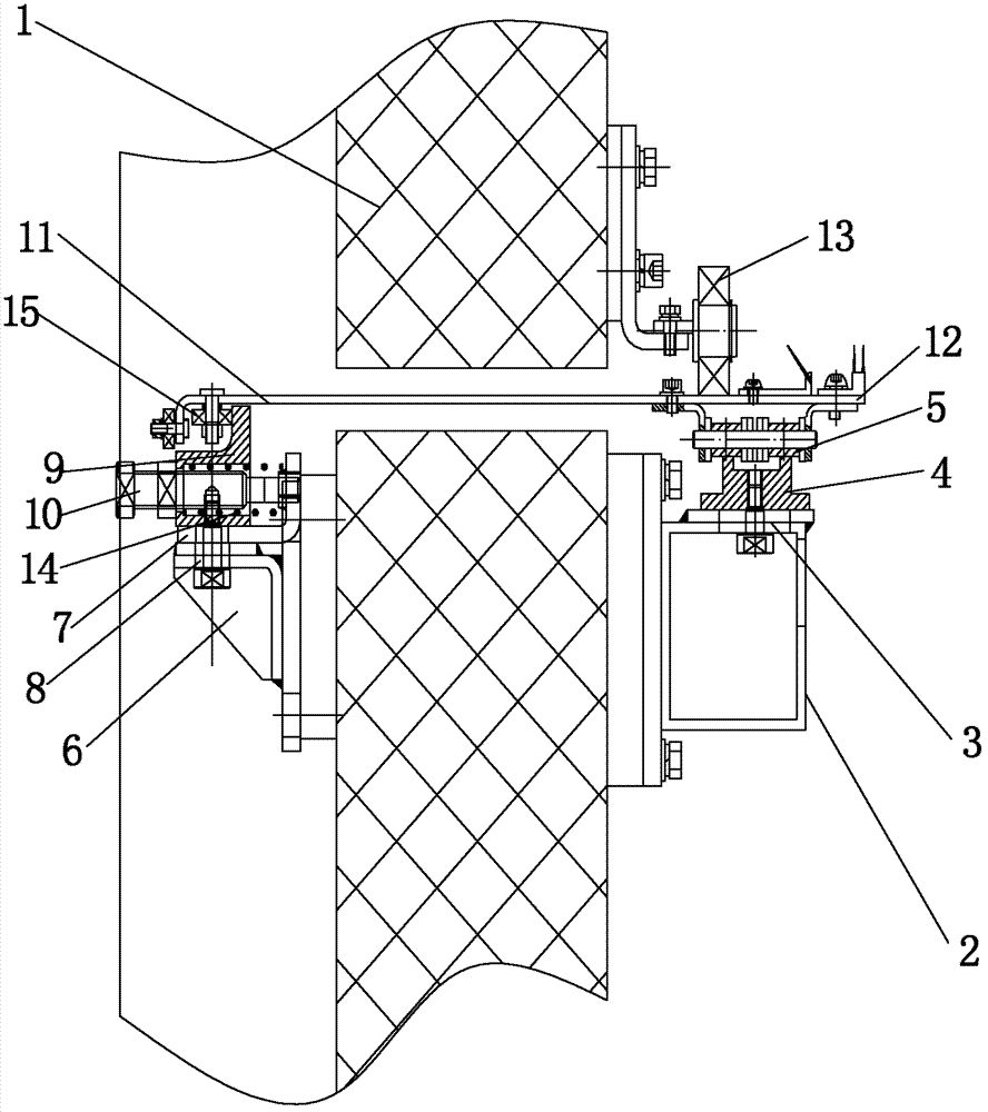 Constant-tension tensioning device for cloth cover