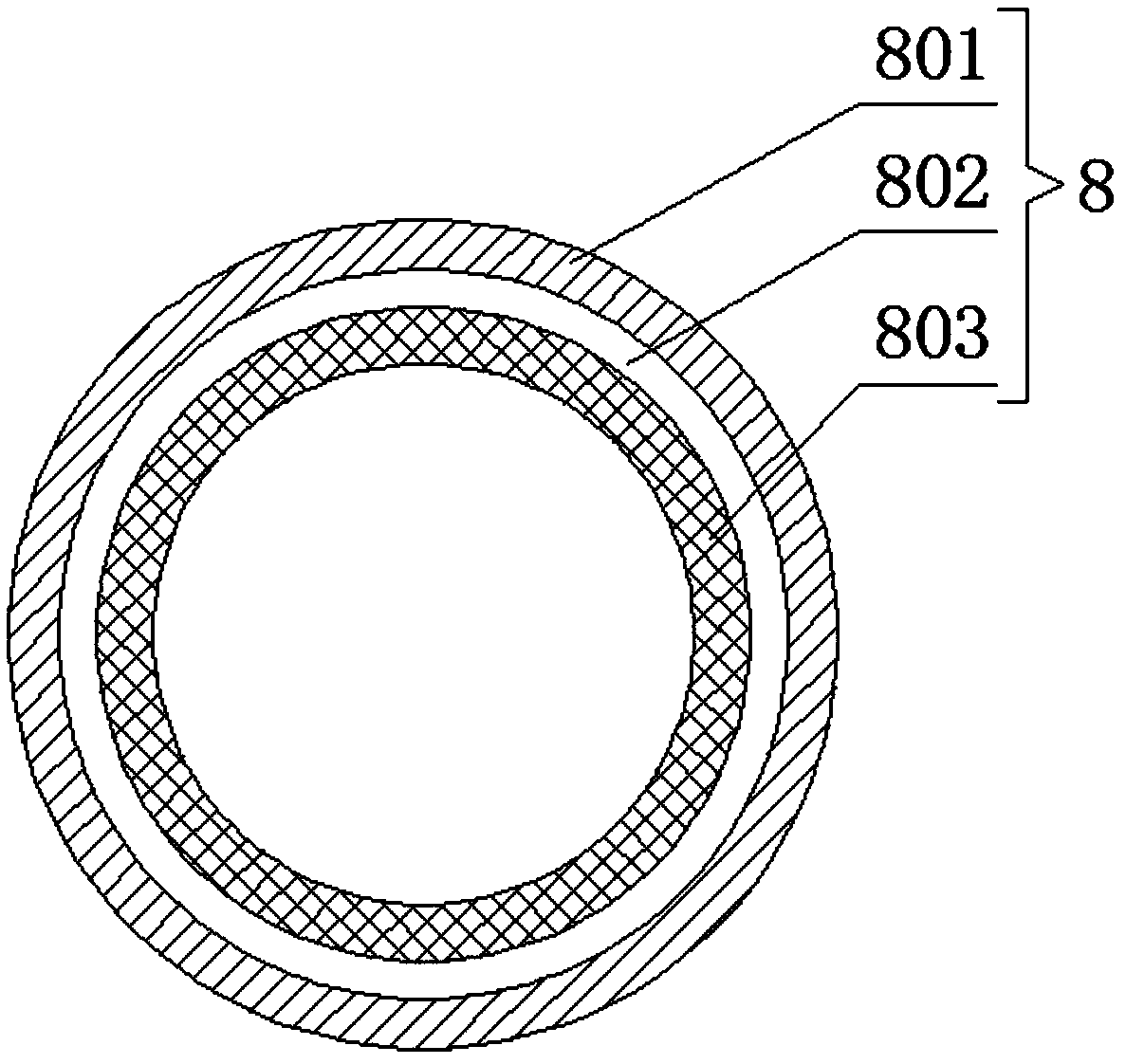 Efficient thermal insulation heating oil pipe suitable for heavy oil exploitation