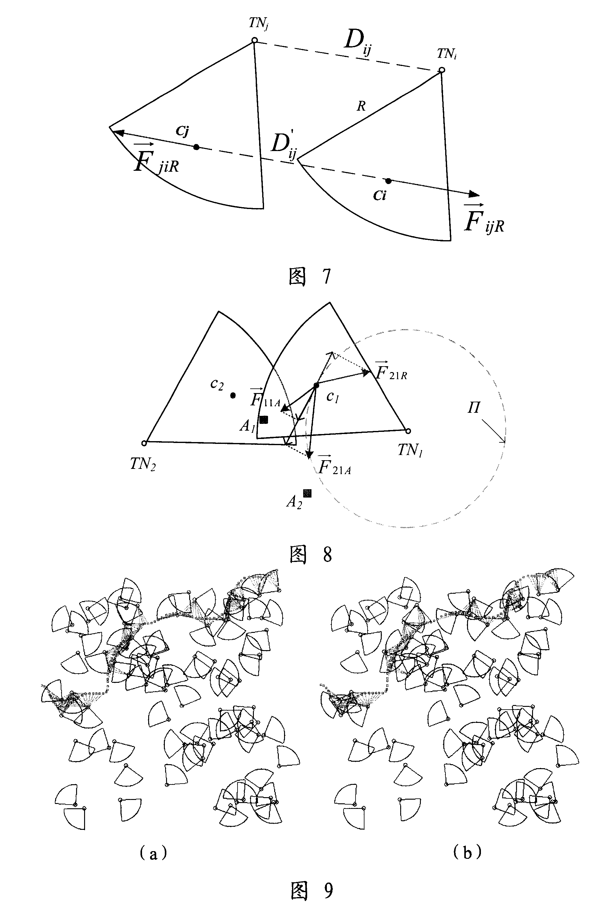 Implementing method for video sensor network covering and enhancing movement path of movable objective