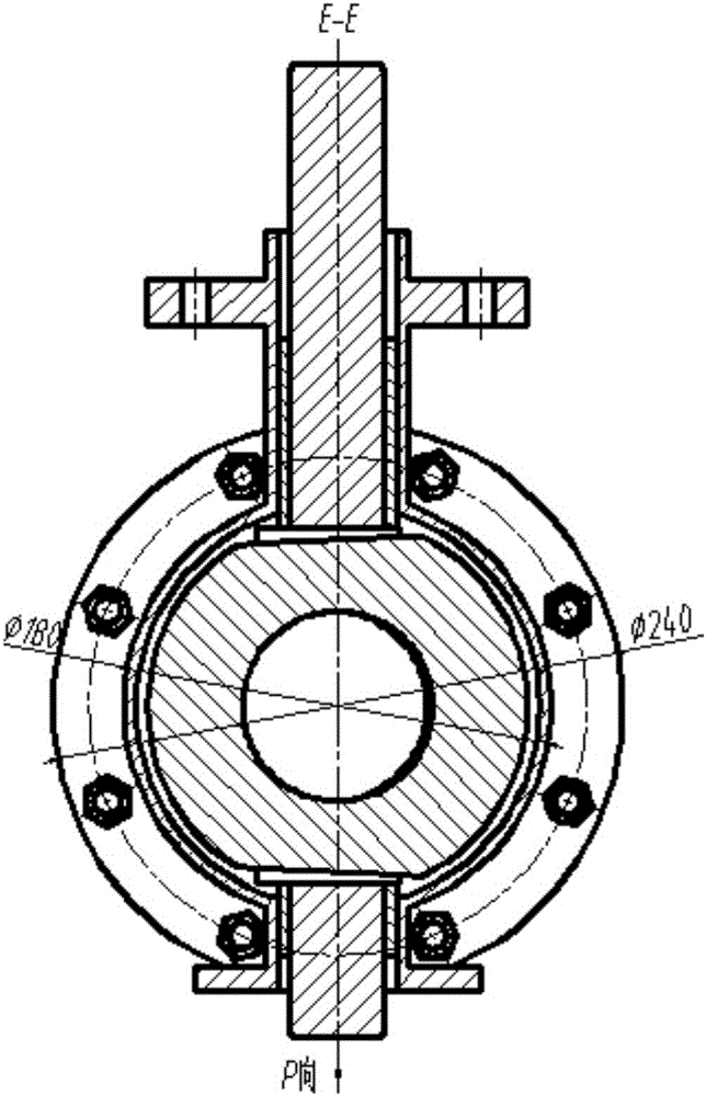 Rotary four-eccentricity ball valve