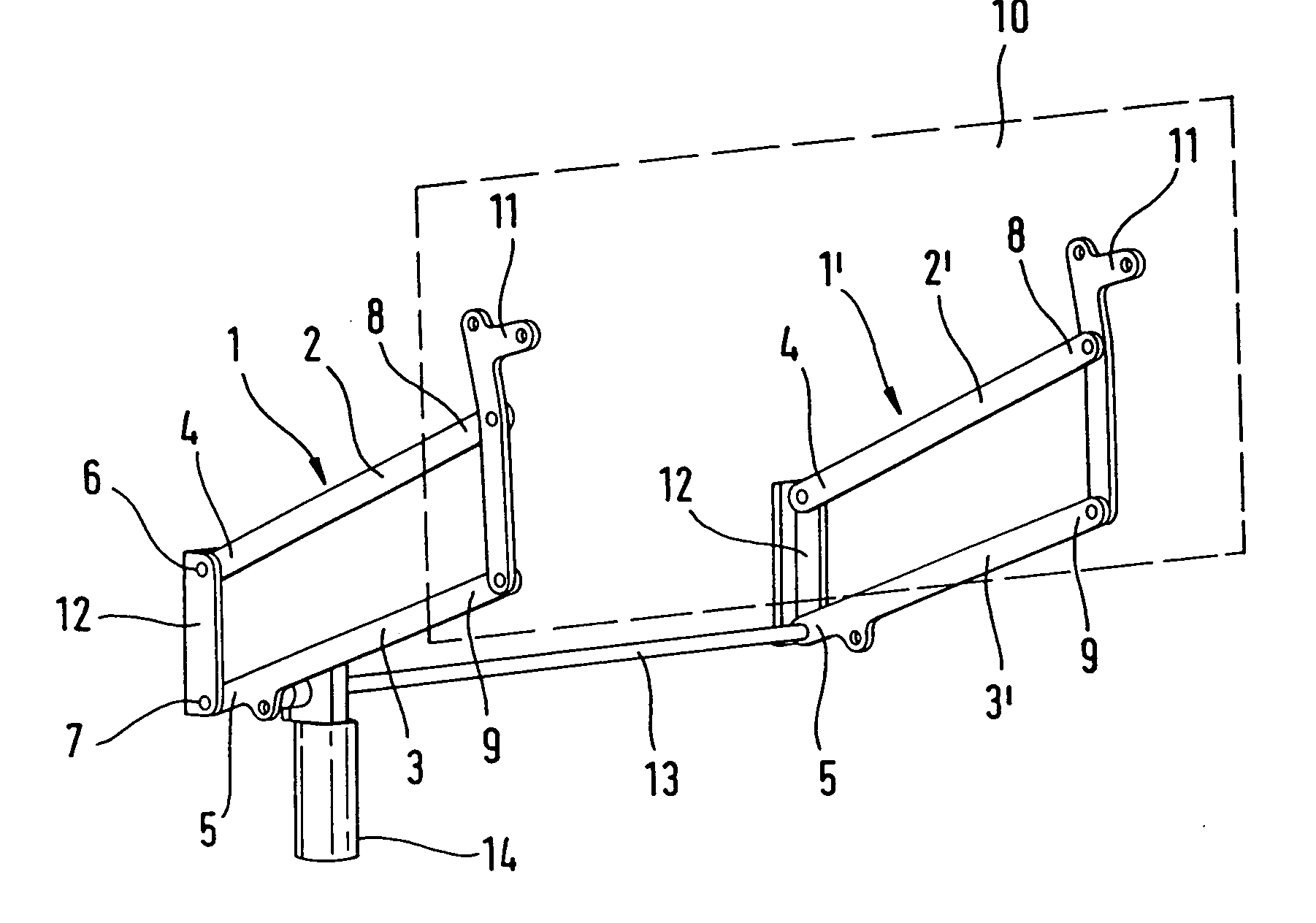 Drive for opening and closing a vehicle flap