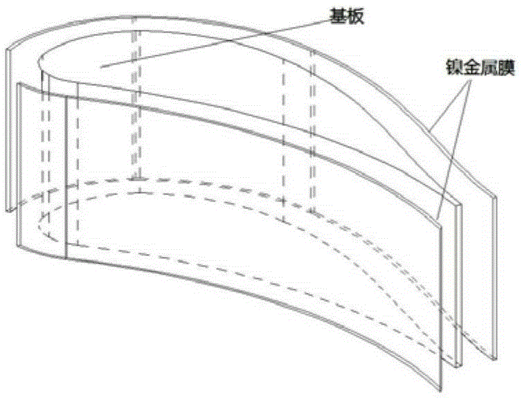 Preparation method for flexible mask plate used for patterning curved surface