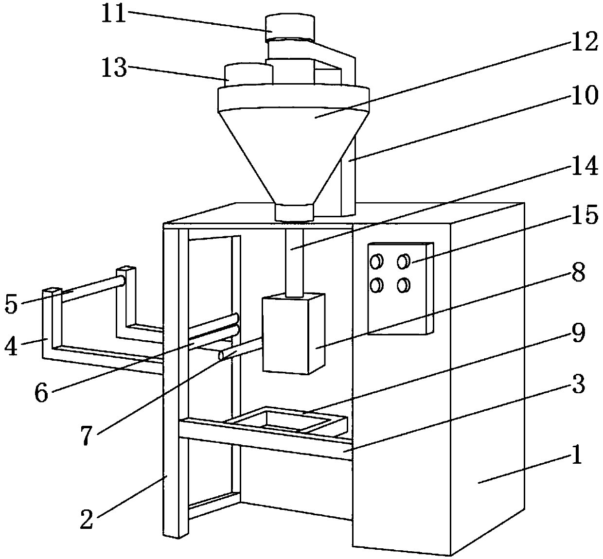 Soybean protein packaging device