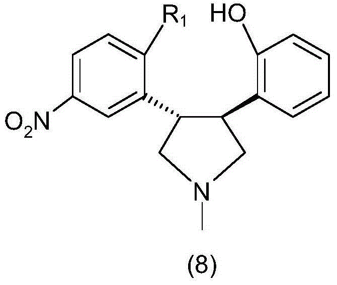 Preparation method of asenapine and intermediate used for preparing asenapine