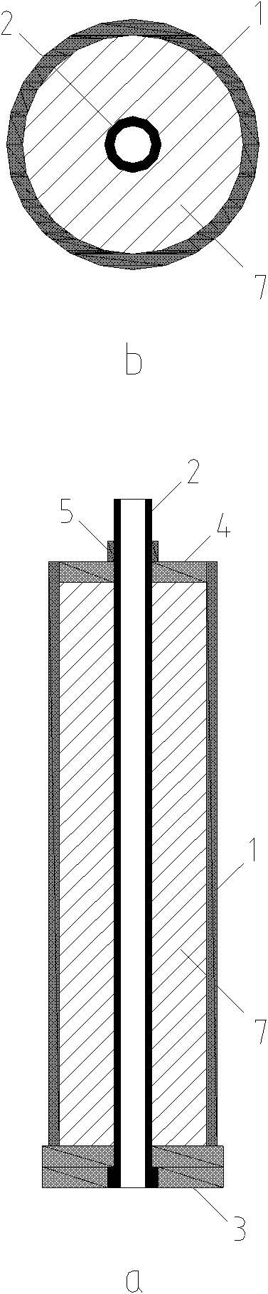 Whole process construction method of driven cast-in-place piles and special device for same